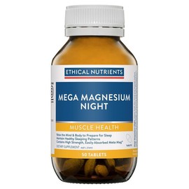 Ethical Nutrients Mega Magnesium Night 50 Tablets