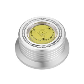 Nobsound 3-IN-1 50Hz Record Weight Turntable Vinyl LP DISC STABILIZER STROBOSCOPE GRADIENTER (Silver)