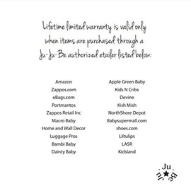 JuJuBe Be Classy Structured Multi-Functional Diaper Bag/Purse, Onyx Collection - Black Diamond