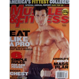 Joe Weider's Muscle & Fitness [ Vol. 66 No. 3 ] March 2005 (Eat Like a Pro, America's Fittest Colleges, Vol. 66 No. 3)