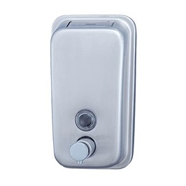 Jofel - Wall Soap Dispenser, Refillable with 0.5L Liquid Soap, Vertical Soap Dispenser for Bathroom, Anti Drip and Anti-Corrosion Valve, Classic ALL1006