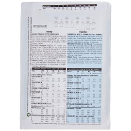 Butterick Patterns B6838 Size Large Large - Extra-Large Misses'/ Misses' Petite Nightgown, Pack of 1, White