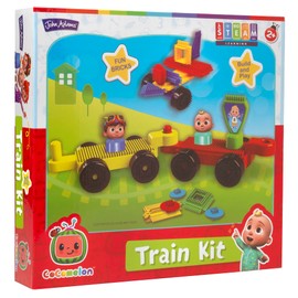 John Adams | Fun Bricks CoComelon Train Kit: Build and play! | Preschool Building Blocks | Ages 2+