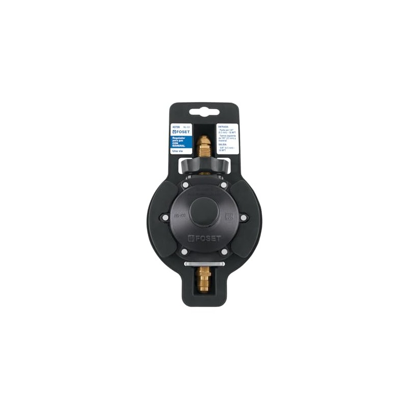 Foset RG-101, Regulador de gas 1 vía con maneral baja