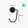 kwmobile Purse Hanger for Table (Set of 2) - Purse