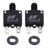 RKURCK 125/250V AC 32V DC Push Button Circuit Breaker 16