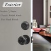 Probrico Keyed Alike Round Ball Entry Door Knob and Double