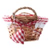 Premier Housewares 1901048 Picnic Basket Bread Basket Wicker Basket Oval