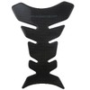 Damage Prevention Multi - Use Motorcycle Tank Cover, Black Carbon Style