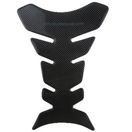 Damage Prevention Multi - Use Motorcycle Tank Cover, Black Carbon Style