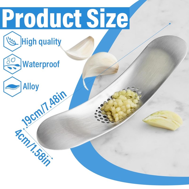 WeddHuis Garlic Mill Garlic Press Stainless Steel Rustproof Production of