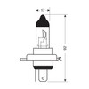 HS1 12 V 35/35 W P43t Halogen Bulb