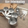 Jotia 11Pcs 430 Stainless Steel Measuring Cups and Spoons Set,
