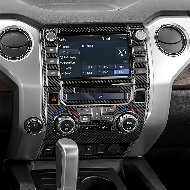 JUPIZEUS Carbon Fiber, Compatible with Toyota, Center Control Navigation Screen