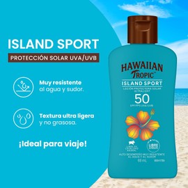 Hawaiian Tropic, Protector Solar Island Sport 50 FPS 60 ml