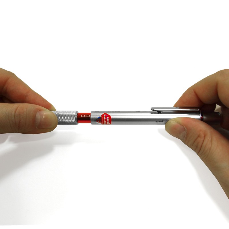 Uni M91010.26 Shift Pipe Lock Drafting 0.9mm Pencil, Silver Body