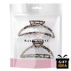 BasicSense A Pair of Leopard Print Hair Claw Set LightWeight