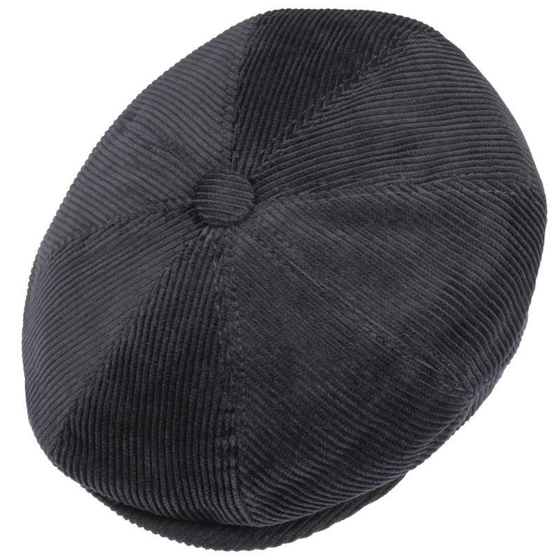 Lipodo 8 Panel Cord Flat Cap Men's – Flat Cap