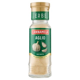 Cannamela, Linea Maxi Oro, Aglio Macinato Essiccato, Confezione da 70g, Ideale per Sughi, Zuppe, Pesti e Salse Speciali, per Dare un Tocco Saporito a Patate e Bruschette