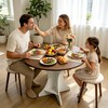 Lightdot 32" Round Dining Table Modern Circle Small Kitchen Table