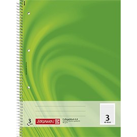 Brunnen 106720302 Notepad / Notepad Ruled A4 40 Sheets Line Style 3