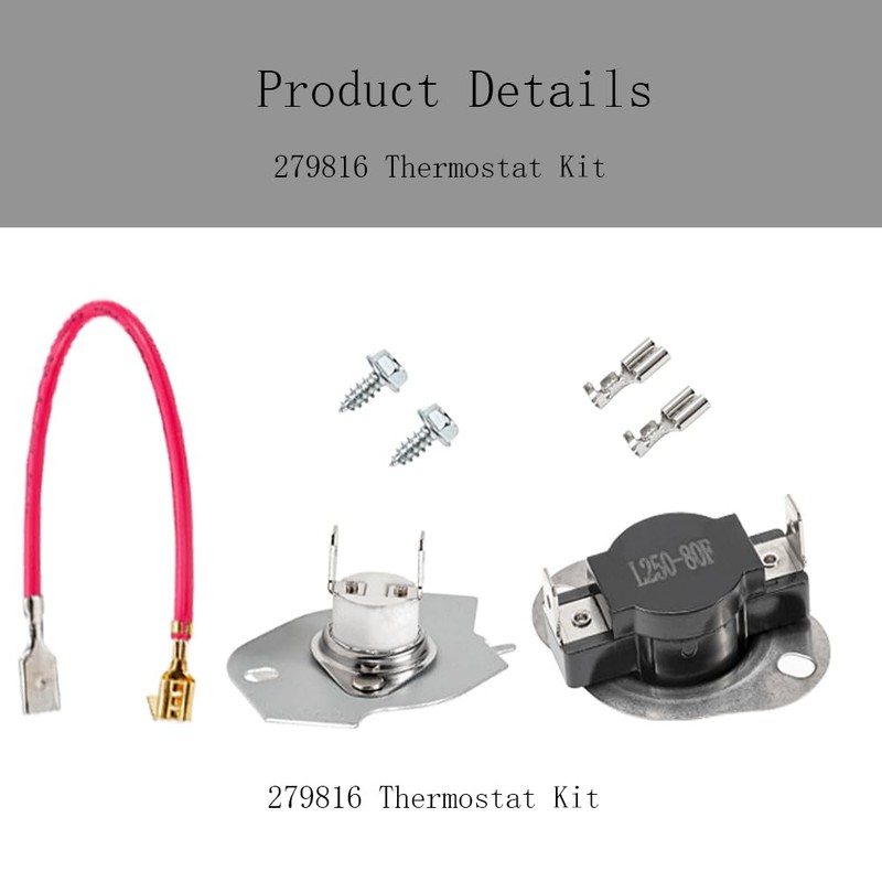 Heating Element Kit for Maytag (Bravos) Dryer MEDB765FW0, MEDB765FC0, MEDB835DW4,