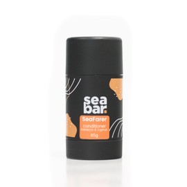 SeaBar Conditioner Bar - All Natural Hair Shampoo - Vegan, Sulfate-Free, Eco Friendly Zero Waste Reusable Packaging, SeaFarer