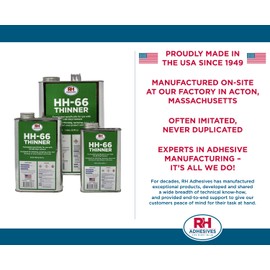 HH-66 Thinner, 32 oz. can - RH Adhesives