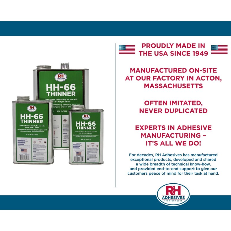 HH-66 Thinner, 32 oz. can - RH Adhesives