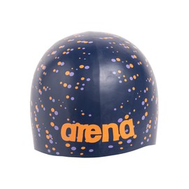 Arena Unisex Adult Poolish Molded Silicone Swim Cap for Training and Racing, One Size Fits Most, One Size, Dots