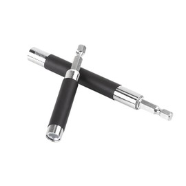2Pcs Magnetic Screw Drive Guide Drill Bit Holder Extendible Hex Shank Impact Bit Holder for Driver Socket Magnetic 1/4inch Electric Screwdriver Bit Holder Adapter，Power Tool Parts and Accessories