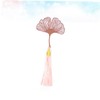 SEWACC 3sets Metal Bookmarks Tassel Creative Leaf Shaped Literary Bookmarks