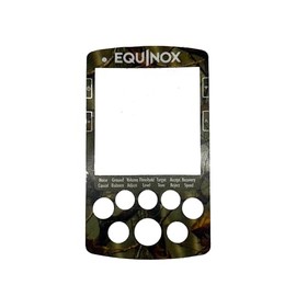 viynl Keypad Sticker for The Minelab Equinox 600/800 (WOODLAND CAMO)