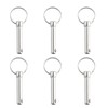 INCREWAY Quick Release Pins, 6 Pieces Hardware Quick Release Carbon