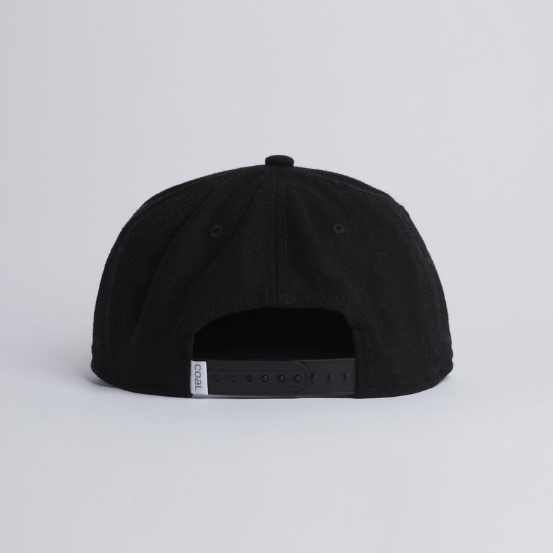 Coal Uniform Cap Hat, Black Flannel