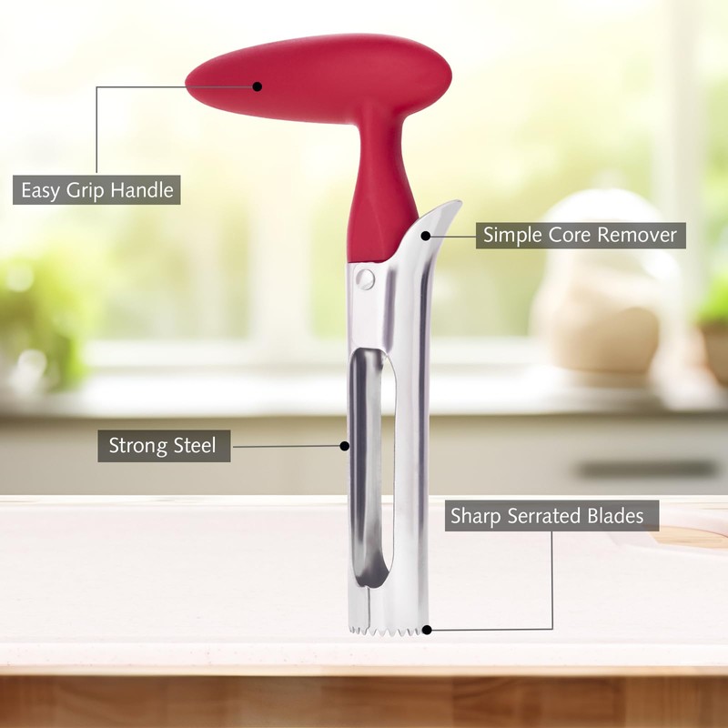 Apple Corer Remover for Pears Apple Pear Durable Portable Stainless