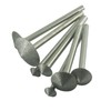 Luo ke 7 Pcs Umbralle Shape Diamond Burr Set, 1/8''