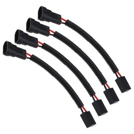 SING F LTD 4PCS H11 to H7 LED Headlight Retrofit Wiring Harness Connector Socket Adapter 12V-24V LED/HID Headlight Lamp Holder Conversion Cable 20cm