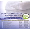 Quilted Mattress Protector King Bed Size Polycotton Cover Extra Deep