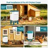Meyoppm 2 Gallon Automatic Chicken Waterer with Precision Float Valve