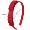 Diadema Roja con Lazo Anudado para Niñas Pequeñas