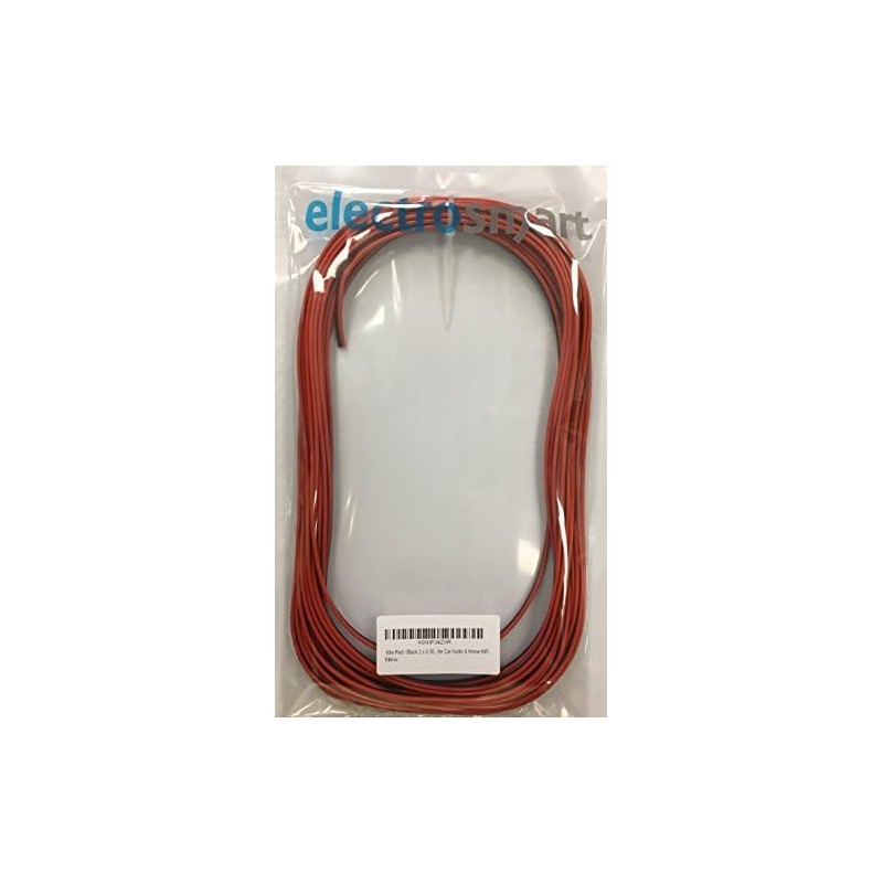 electrosmart 10m Red/Black 2 x 0.50mm Speaker Cable Ideal for