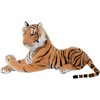 BRUBAKER Tiger Kuscheltier 45 cm - liegend Stofftier Plüschtier -