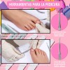 Kit De Para Manicure Y Limas Para Uñas Profesional 12