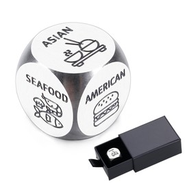 Secret Santa Gifts for Women Gifts for Unisex Gift Exchange Stocking Stuffers for Adults Women Mens Stocking Stuffers Couple Gifts for Women Men Valentine Gifts for Men Women Ideas Fast Food Dice