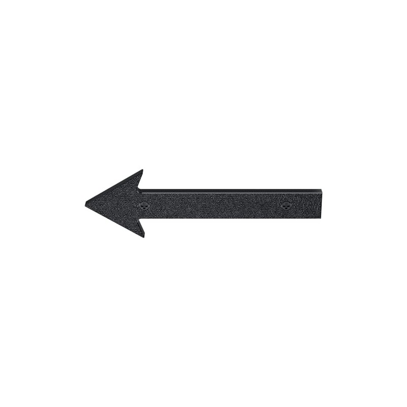 IVERRA 10 Inch Black Floating Arrow Signs, Modern Outdoor Plastic