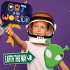 Space Photo Booth Props - 41-pc Photobooth Kit with 8