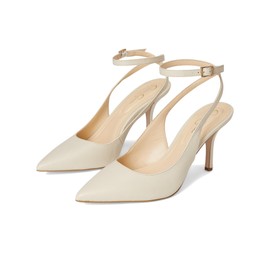 Jessica Simpson Women's Miriale Slingback Ankle Strap Pumps, Soft Ivory, 9