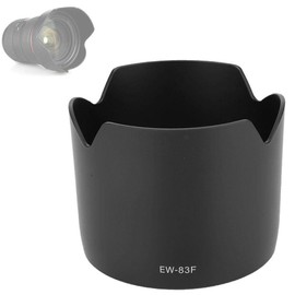 Lens Hood, EW-83F Plastic Black Camera Mount Lens Hood Fit for Canon EF 24-70MM F/2.8L USM Lens