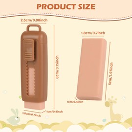 24 Pcs Colorful Retractable Eraser for Pencils Cute School Supplies Kawaii Erasers for Kids Fun Erasers Back to School Supplies Kid Party Favors Gift